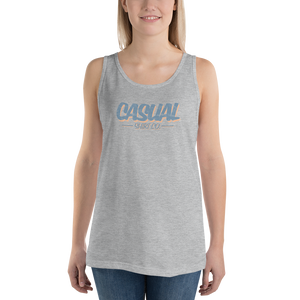 Cityscape Sunrise Casual Tank - John King Letter Art