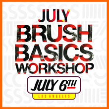 BRUSH BASICS Workshop. July 6th 2019 - John King Letter Art