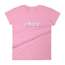 Pink Lady Casual T-Shirt - John King Letter Art