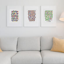 BOLD Casual Brush Stroke Tutorial Poster 16"x20" - John King Letter Art