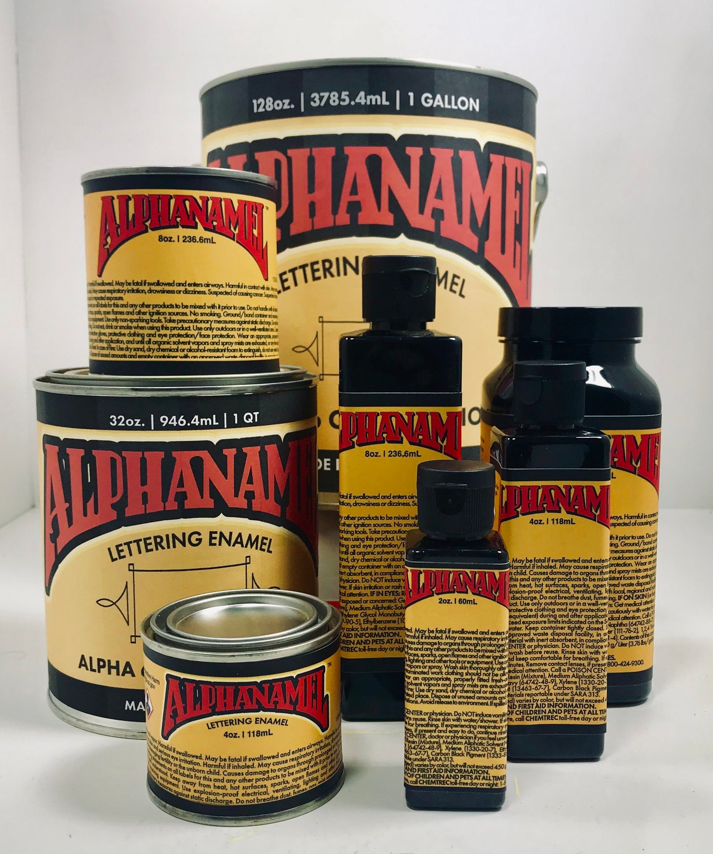 Alphanamel BLACK