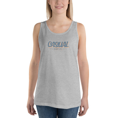 Cityscape Sunrise Casual Tank - John King Letter Art