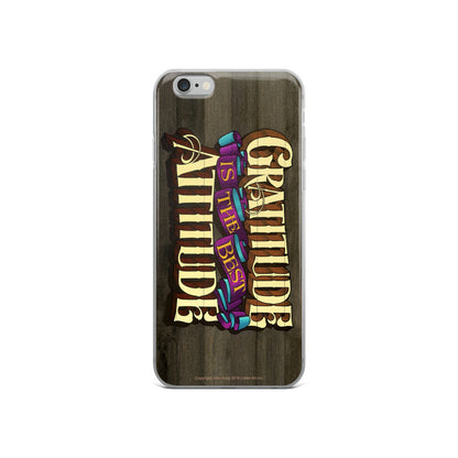 iPhone Case "Gratitude is the Best Attitude" - John King Letter Art