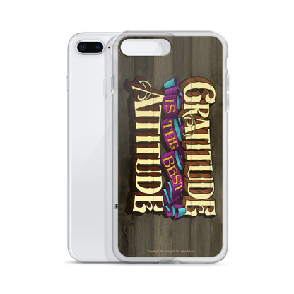 iPhone Case "Gratitude is the Best Attitude" - John King Letter Art