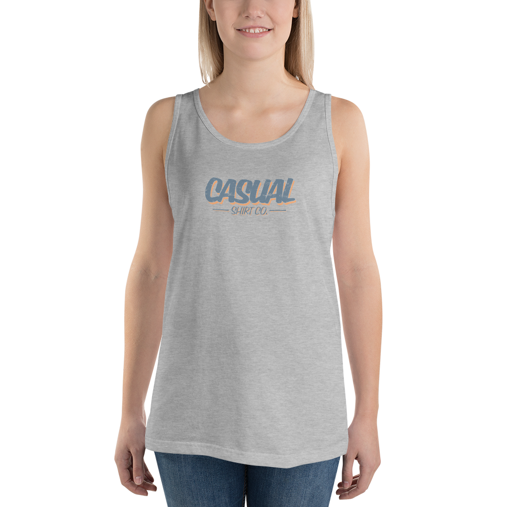 Cityscape Sunrise Casual Tank - John King Letter Art