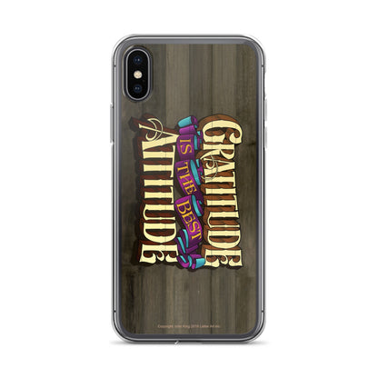 iPhone Case "Gratitude is the Best Attitude" - John King Letter Art